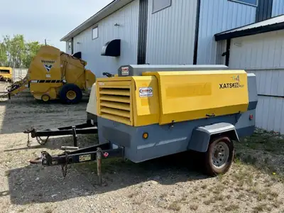 2015 Atlas Copco XATS250KD7 250 CFM S/A Towable Air Compressor 175 PSI KUBOTA DIESEL, ONLY 2306 HOUR...