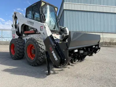 CANADIAN MADE! 72" MK Martin skid steer tiller Replaceable Bolt-On Tines, Self Lubricating Chain Dri...