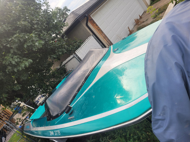17 Footer deltacraft with 55 hp Evinrude in Powerboats & Motorboats in Edmonton - Image 2