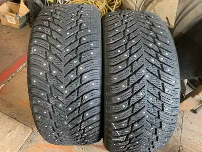 YES WE DO SHIP ACCROSS CANADA AND USA AT VOLUME DISCOUNT RATES a nice pair of Studded Nokian all wea...