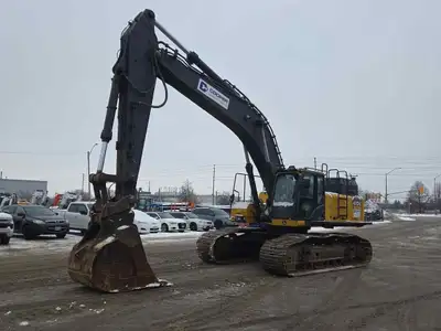 2018 John Deere 470G LC HYDRAULIC EXCAVATOR, 6911 HOURS, A/C CAB, AUX HYDRAULICS, in.PIN GRABBERin....