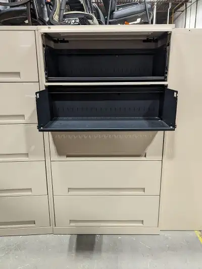 Steelcase 5 Drawer & Teknion 3 Drawer Filing Cabinet-Call us!, View more