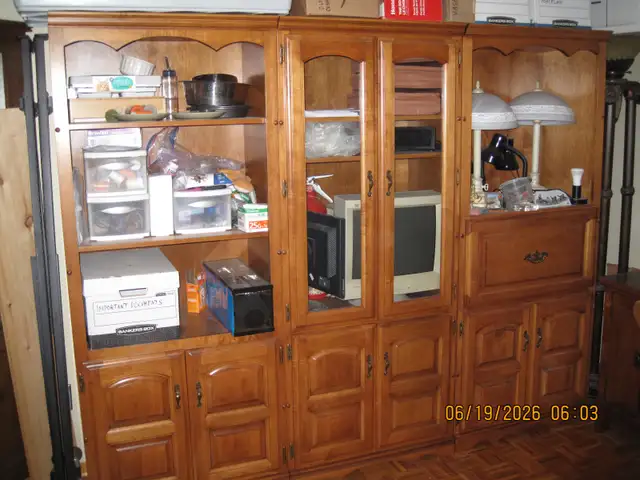 3 piece wall unit storage set for living room in Bookcases & Shelving Units in City of Toronto - Image 2