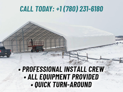 Portable Fabric Buildings - INSTALL / RE-LOCATION / DISMANTLE, View more