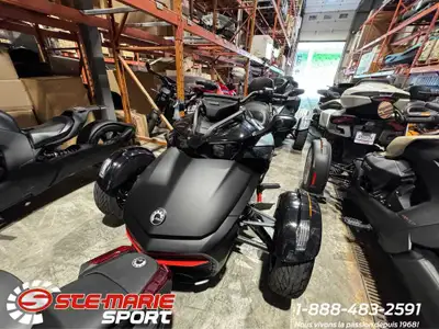 Can-Am Spyder F3-S 2024 avec 6 078KM! Inspection et tune-up inclus. Equipé d'un dosseret passager! G...
