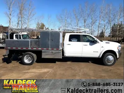 Zimmerman Legacy Contractor Truck Bed Standard Features: 316in. Aluminum Tread Deck Plate Welded Hea...