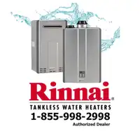 Tankless Water Heater - - $0 Down - FREE Installation - Same Day