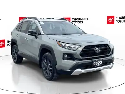 Thornhill Toyota Proudly Presents This Green 2022 Toyota RAV4 with TRAIL AWD Package, Featuring an O...