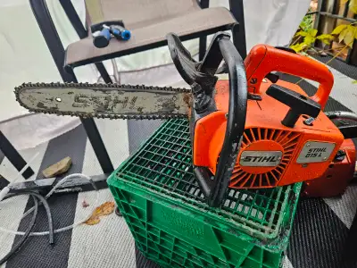 OLD STIHL CHAINSAWS AS IS MAKE A CASH OFFER OR TRADES, View more