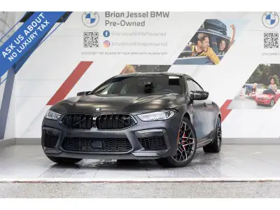 2023 BMW M8 Competition 4.4L V8 AWD 8-Speed Automatic EXTERIOR - FROZEN BLACK INTERIOR - BLACK/SAKHI...