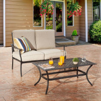 Outdoor -Metal seating  with coffee table