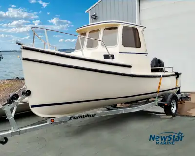 Handcrafted One Package at a time in NOVA SCOTIA NEWSTAR LEVY 18Ft-W 50HP Motor and Trailer Package...