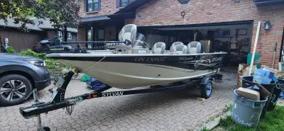 2008 Sylvan Explorer, This is a great fishing boat with low hours. 60 hp Yamaha, Helix 5 fish finder...