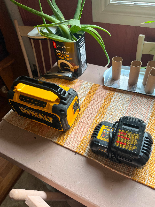Dewalt Bluetooth speaker + 20v and charger in General Electronics in Truro