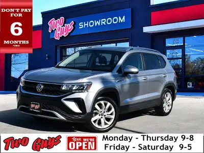 2022 Volkswagen Taos Comfortline Pyrite Silver Metallic *POWER DRIVER SEAT*, *PANORAMIC ROOF*, *BLUE...