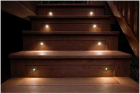 5pcs LED deck stair garden pathway light kit