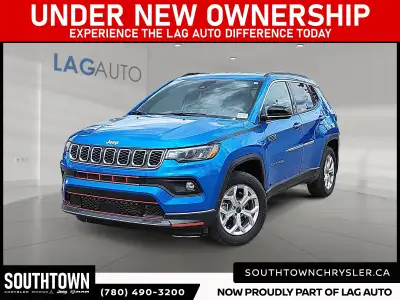Experience the Jeep Compass North with only 20655 km on the odometer. Finished in a sleek Hydro Blue...