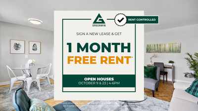 OPEN HOUSE: FRIDAY, OCTOBER 23 | 4-6PM Get 1 Month Free Rent!* Move In & Save Big: 1 Month FREE Rent...