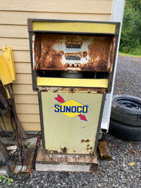 Sunoco antique service station gas pump