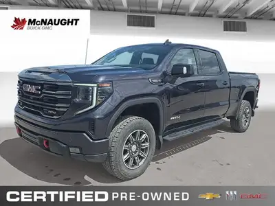 This 2024 GMC Sierra 1500 AT4 is powered by a commanding 6.2L V8 engine paired with a smooth 10-spee...