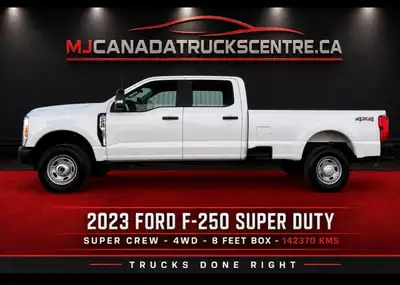 2023 Ford F-250 Super Duty XL Super Crew 4WD with an 8-foot box, powered by the strong and dependabl...