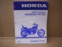 Unused Honda Manual HM 1076 for 1984 Shadow VT 750 C