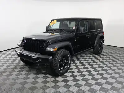 Our rugged 2023 Jeep Wrangler Sport 2 Door 4X4 is ready to answer the call of adventure in Black! Po...