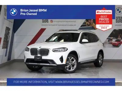 2022 BMW X3 xDrive30i 2.0L I4 TwinPower Turbo AWD 8-Speed Automatic EXTERIOR - ALPINE WHITE INTERIOR...