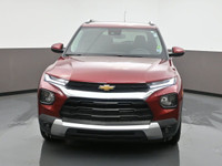 The 2021 Chevrolet Trailblazer, captivating in striking white with a sleek grey-dark interior. This... (image 1)