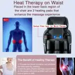 ZERO GRAVITY FULL BODY MASSAGE CHAIR W/ HEAT RECLINER EC77 in Chairs & Recliners in Grande Prairie - Image 3