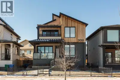 Modern family home ideally located across from a park with lake and walking paths in desirable Count...