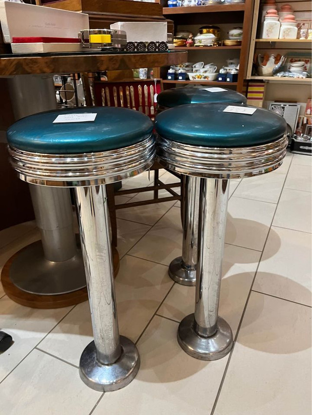 Vintage ice cream parlor stools! in Arts & Collectibles in Calgary