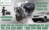 Honda CRV Moteur avec installtion 2010 2011 2012 2013 2014 2.4