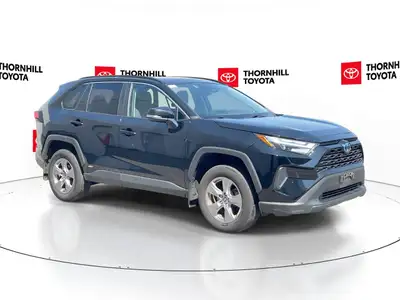 Thornhill Toyota Proudly Presents This Black 2024 Toyota RAV4 Hybrid with XLE AWD Package, Featuring...