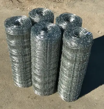 NEW 330 FEET X 4 FT & 5 FT ANIMAL FIELD FENCE FENCING ROLLS, View more