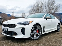 The 2019 Kia Stinger GT in an eye-catching White color with AWD drive technology offers remarkable h... (image 5)