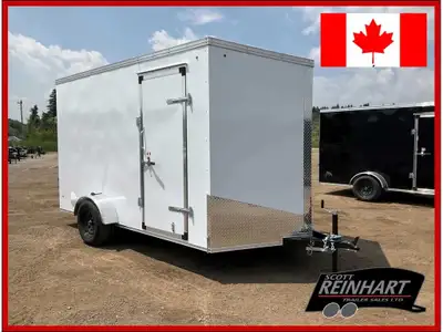 2025 XCel Trailers 7x12 Plus V-Nose Cargo Trailer 3500LB GVWR, 3500LB Spring Drop Axle with EZ Lube...