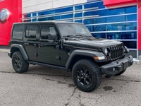 One Owner, Black 2023 Jeep Wrangler Willys 4X4, 8-Speed Automatic, Powerful Yet Fuel Efficient 2.0L... (image 7)
