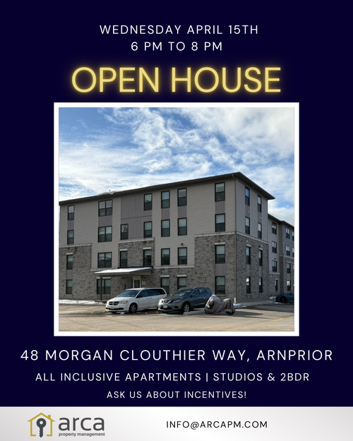 Modern Apartments Available - Move In Ready! 48 Morgan Cloutier Way, Arnprior, ON K7S 0H9 Located in...