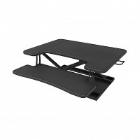 31.7" Height Adjustable Standing Desk For Monitors, Electronics