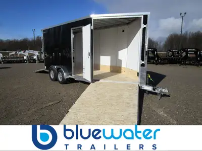 SALE!! REGULAR $15,990 NOW ONLY $14,840!! Lightning Aluminum Enclosed Snowmobile Trailer is $14,840....