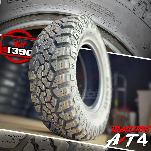 NEW!! TRAILHOG A/T4! LT275/70R18 M+S - Other Sizes Available!! in Tires & Rims in Edmonton - Image 2