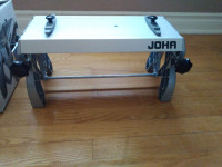 Joha jig (new with box) to sharpen skate blades & 2 bar stools