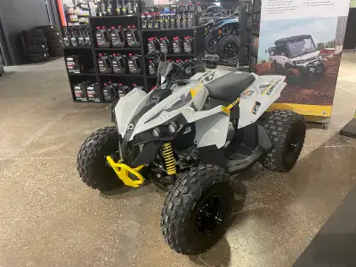 2026 CAN-AM RENEGADE 110 EFI YOUTH ATV STOCK #A115678 112cc 4 STROKE ENGINE CVT TRANSMISSION BUILT-I...