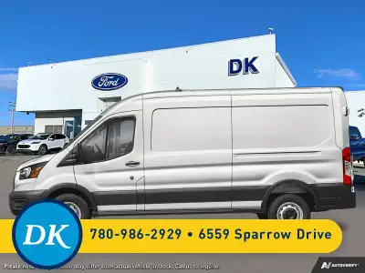 Remote Engine Start! THIS VEHICLE IS LOCATED AT DK FORD LEDUC Smart design gives this Ford Transit a...
