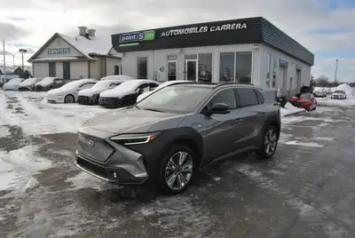 Technologie with Sunroof AWD, 20 inch rims fully electric, showing 440 km range at 100%, 360 backup...