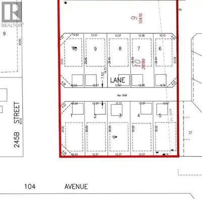 Lot approved for Small scale multi-housing. Four units possible including garden suite on the lane o...