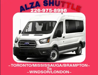 11:30AM/TORONTO/BRAMPTON to WINDSOR ~ 226-975-8996, View more