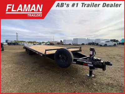 2025 Southland 20' Highboy Trailer w/ Beavertail (2) 7000lb Lippert Spring Axles Electric Self-Adjus...