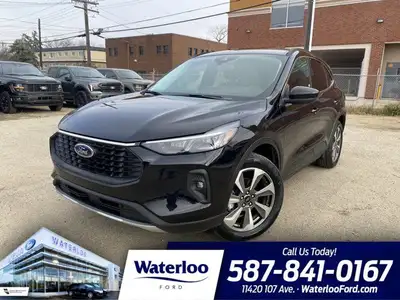 **WE WILL BEAT ANY DEALER IN THE CITY** Agate Black Metallic 2025 Ford Escape Platinum AWD 8-Speed A...